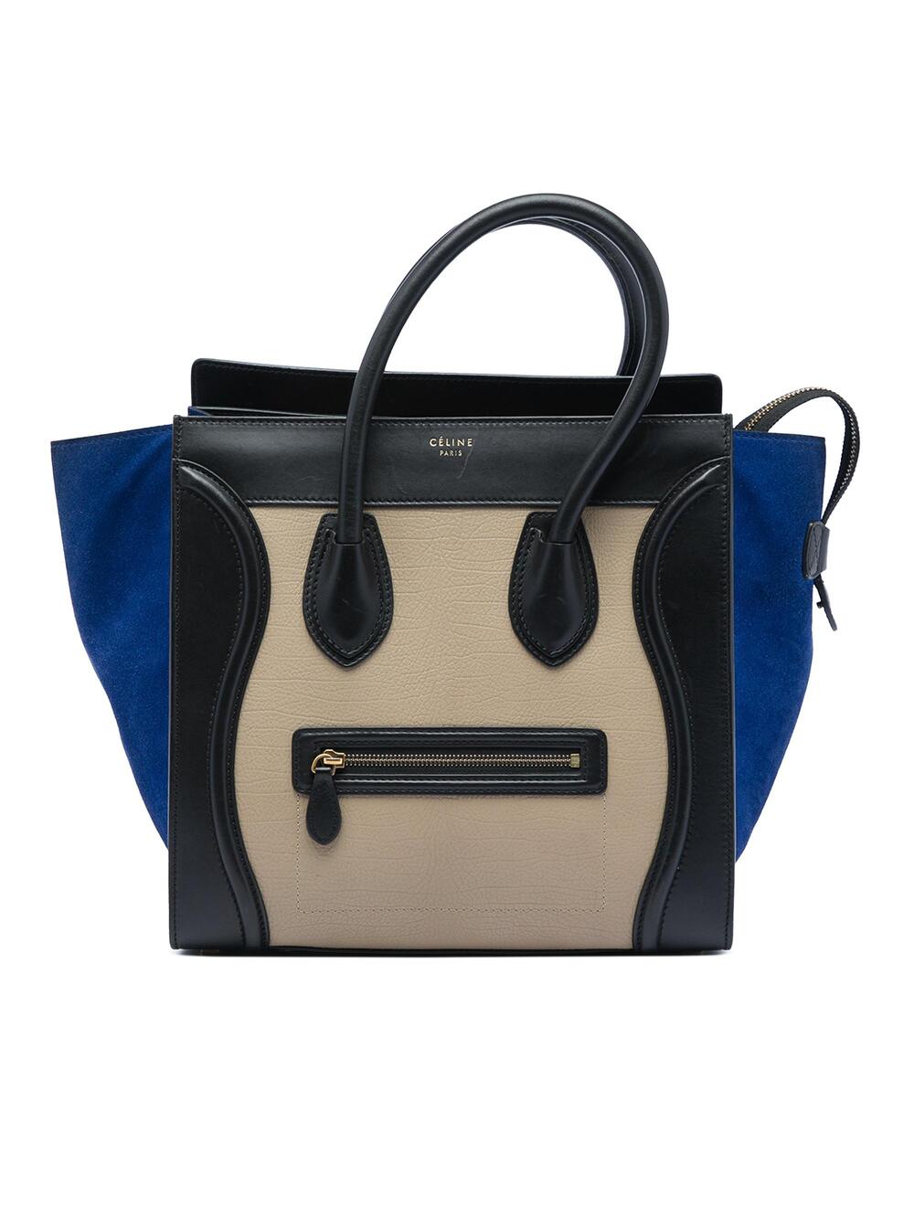 Celine Tricolor Luggage Bag Leather #365923C87B